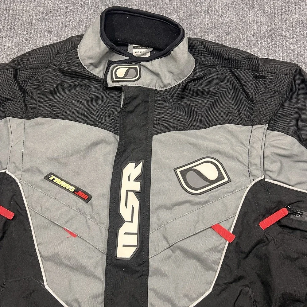 MSR XC Trans Jak Motorcycle Jacket Mens XXL Black Motocross Dirt Bike Riding